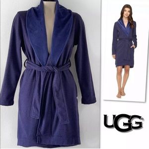 UGG Intimates & Sleepwear - UGG BLANCHE BLUE HEATHER FLEECE LINED ROBE SZ S UGG Intimates & Sleepwear - UGG BLANCHE BLUE HEATHER FLEECE LINED ROBE SZ S
